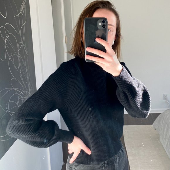 S Black Turtleneck from Zara - Like New - Picture 1 of 3